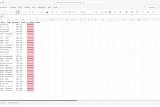 create or fix excel spreadsheets, automate tasks, and build dashboards