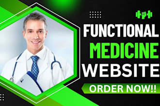 design a functional medicine website with wordpress
