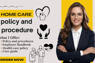 write home care policy, procedure, handbook, health care book, home care manual