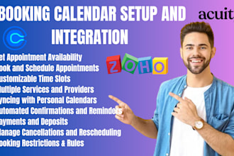 setup automate integrate calendly hubspot zoho acuity booking calendar