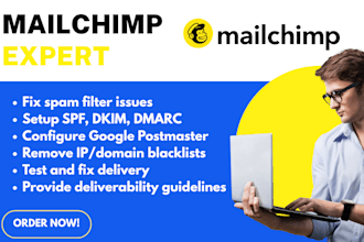 mailchimp email deliverability mx cname dmarc dns dkim spf record fix spam email
