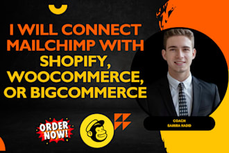 connect mailchimp with shopify, woocommerce, or bigcommerce