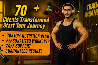expertly create a customized workout plan and nutrition plan