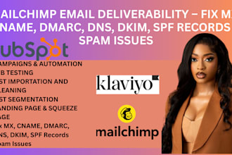 mailchimp email deliverability mx cname dmarc dns dklm spf record fix spam email