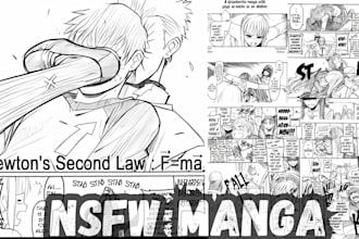 draw nsfw manga page comic book page manga comic anime manga nsfw manga artist