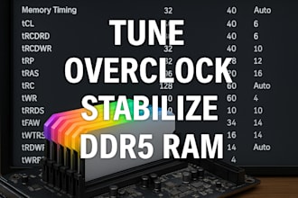 tune overclock stabilize your ddr5 ram