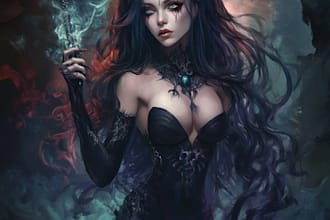 make horror concept art with midjourney
