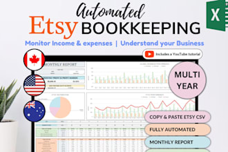 create a planner income expense google sheet, bookeeping for your etsy shop