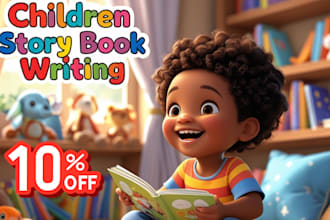 ghost write children story book, book editing children story book illustration