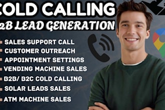 b2b cold calling, appointment setting, lead generation telemarketing solar leads