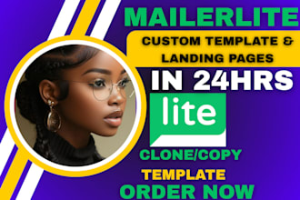 landing pages mailerlite getresponse klaviyo flows mailchimp brevo templates
