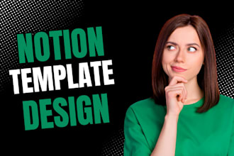 be your notion template designer notion expert notion template design