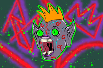 turn your ideas into bold, weird, custom cartoon art