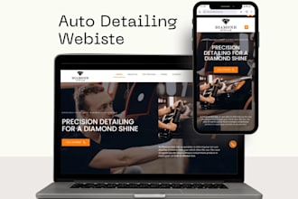 design mechanic garage website, car repair website, car dealership website