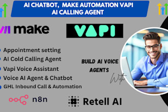 setup vapi ai calling agent, ghl chatbot, ai cold calling agent, retell, vapi