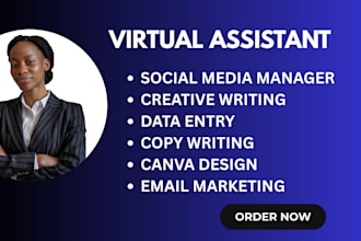 be creative executive virtual and personal assistant