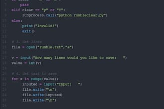 code a basic or medium sized python program