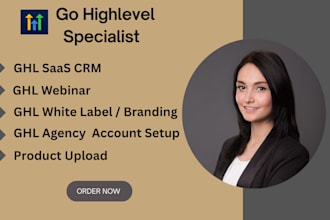 setup your gohighlevel saas CRM, upload products, ghl webinar, ghl whitelabel