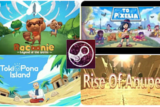 draw steam capsule art ,steam game poster, game banner, steam artwork