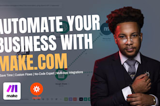 automate your business workflows using make com integromat