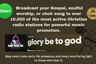do christian radio broadcasting gospel choir soulful worship music promotion