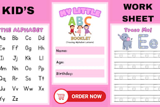design kids worksheet kids activity book, kids coloring pages custom worksheet