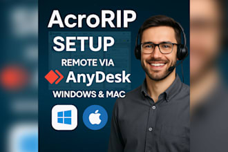 setup and install acrorip for  both mac and windows