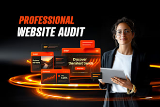 audit your website and provide steps to improve conversion and performance
