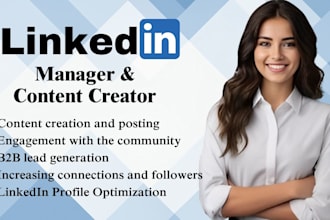 do profile optimization b2b lead generation content creation linkedin management