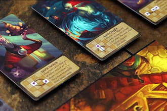 design card game, box art, card game board game, board game design, box mockup