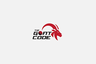 design flagship golf product goat logo