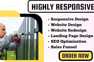 build fencing website construction handyman remodelling tiles flooring website