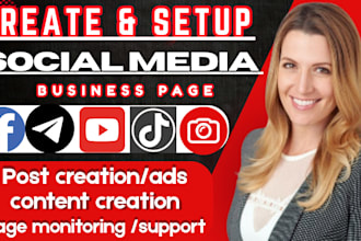 do facebook business page create and setup, social media page setup, accounts