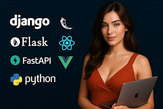build powerful full stack web apps using django, flask, or fastapi