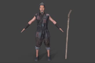 stylized robot character,VR chat avatar for vtube and game,3d vrc avatar rigging