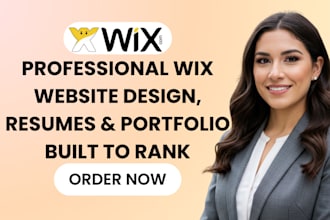 wix website builder expert web design resume portfolio famous wix websites