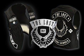 make fivem kuttes custom fivem clothe kuttes mc mc vest biker clothing kuttes
