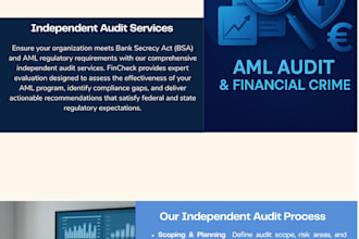 perform bsa, aml regulatory compliance audit