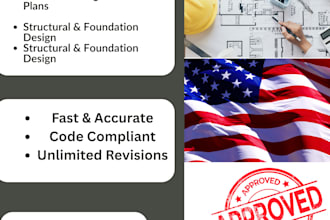 create permit drawings and pe stamped adu, structural, and foundation plans
