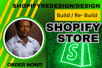 quick redesign shopify store in 24hrs develop copy clone shopify store in 24hrs
