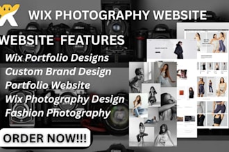 create wix portfolio website design wix business photography ecommerce website