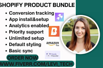 setup shopify product bundle maxbundle bundler fba panda kaching ecomrise pumper