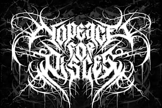 draw any metal band logo