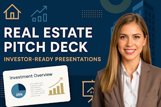 build a real estate development pltch deck for investor presentations