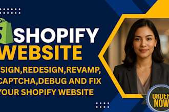 design redesign recaptcha debug your dropshipping shopify website shopify store