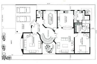 create 2d floor plan, roof plan, section architectural design using revit