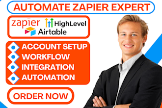 setup zapier gohighlevel ai automation airtable n8n workflow integration expert