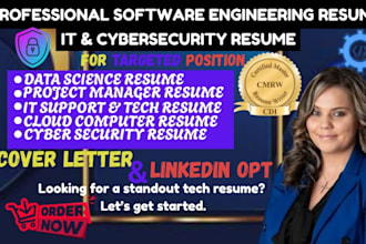 write  professional cybersecurity resume software engineering resume tech roles