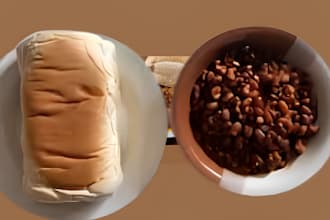 prepare delicious bread and beans meal prep and delivery service