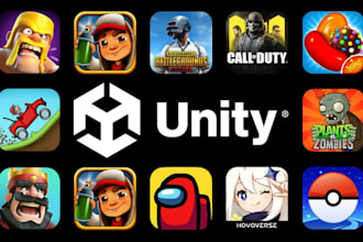 do 2d and 3d singleplayer or multiplayer  game development in unity